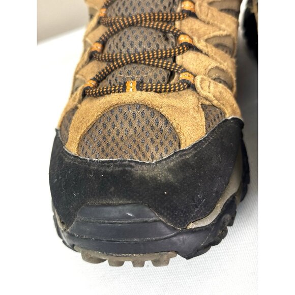 Merrell Mens Brown Earth Performance Waterproof Hiking Shoes 8 Gorp Boots Trails - Picture 7 of 16